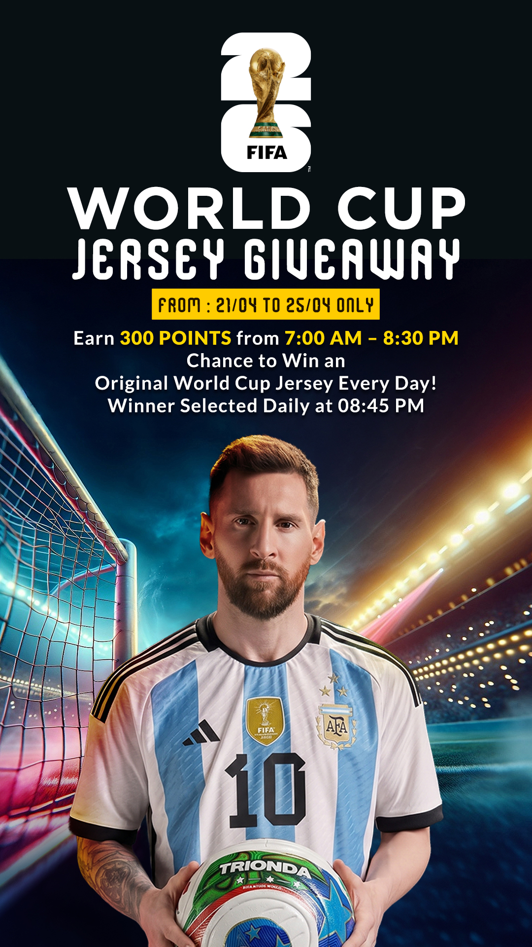 WORLD CUP JERSEY GIVEAWAY